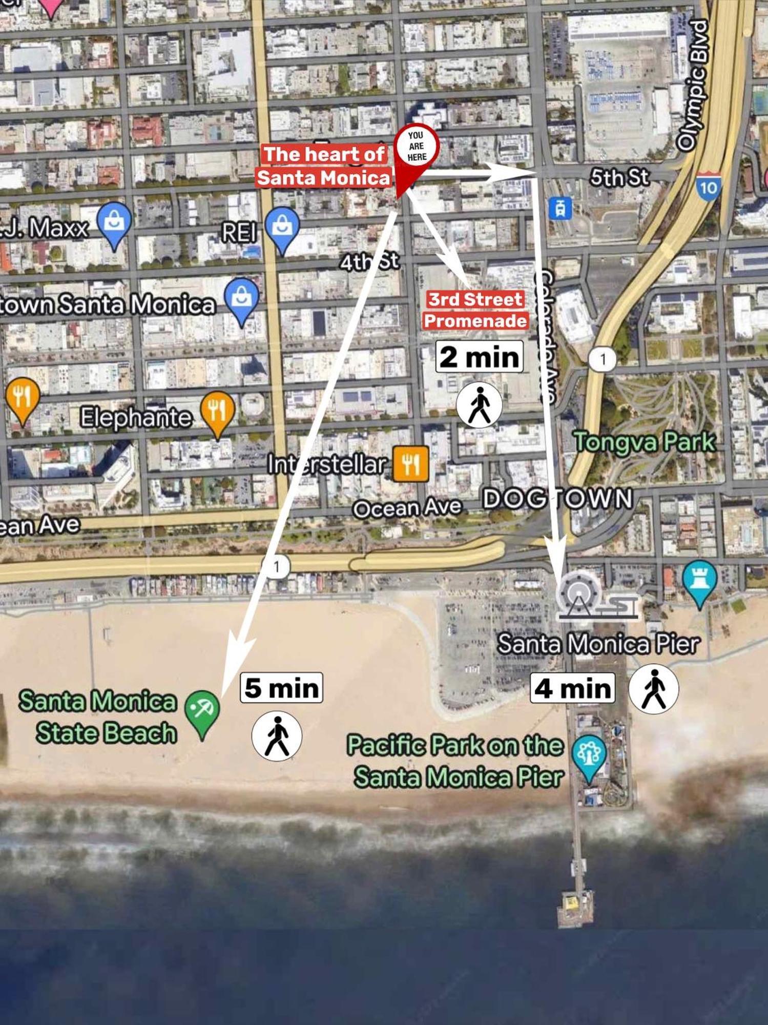 6 Modern 2 Bdr Apartment Santa Monica Pier Лос-Анджелес Екстер'єр фото